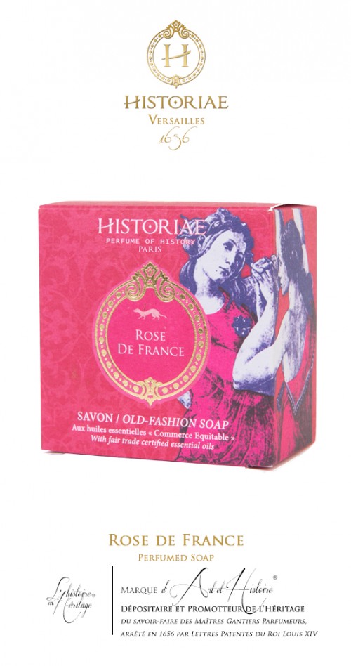 HISTORIAE Rose de France - Savon Parfumé 100g