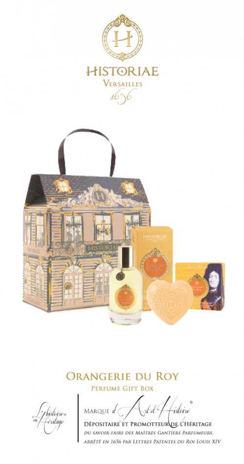 HISTORIAE Orangerie du Roy - Coffret Parfum eau de toilette 50ml + savon 100g