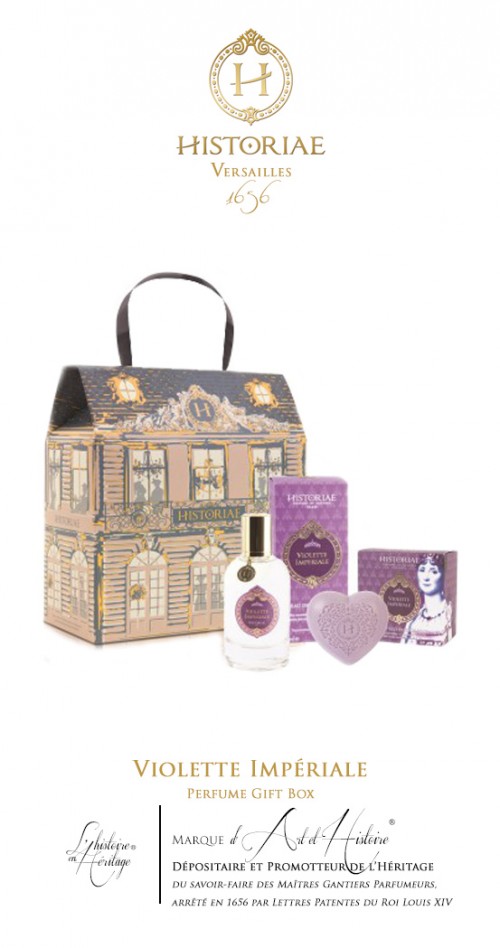 HISTORIAE Violette Impériale - Coffret Parfum 50ml + savon 100 gr