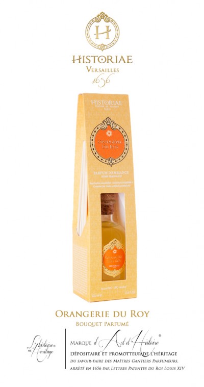 HISTORIAE Orangerie du Roy - parfum d'intérieur diffuseur rotins 100ml