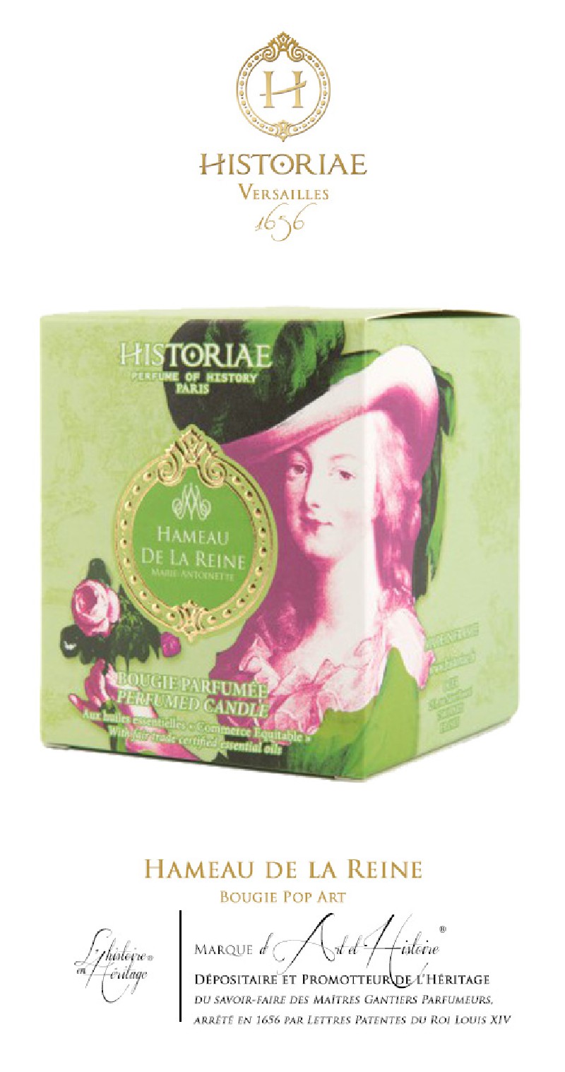 HISTORIAE Hameau de la Reine - Bougie parfumée Pop Art 190g (50h)