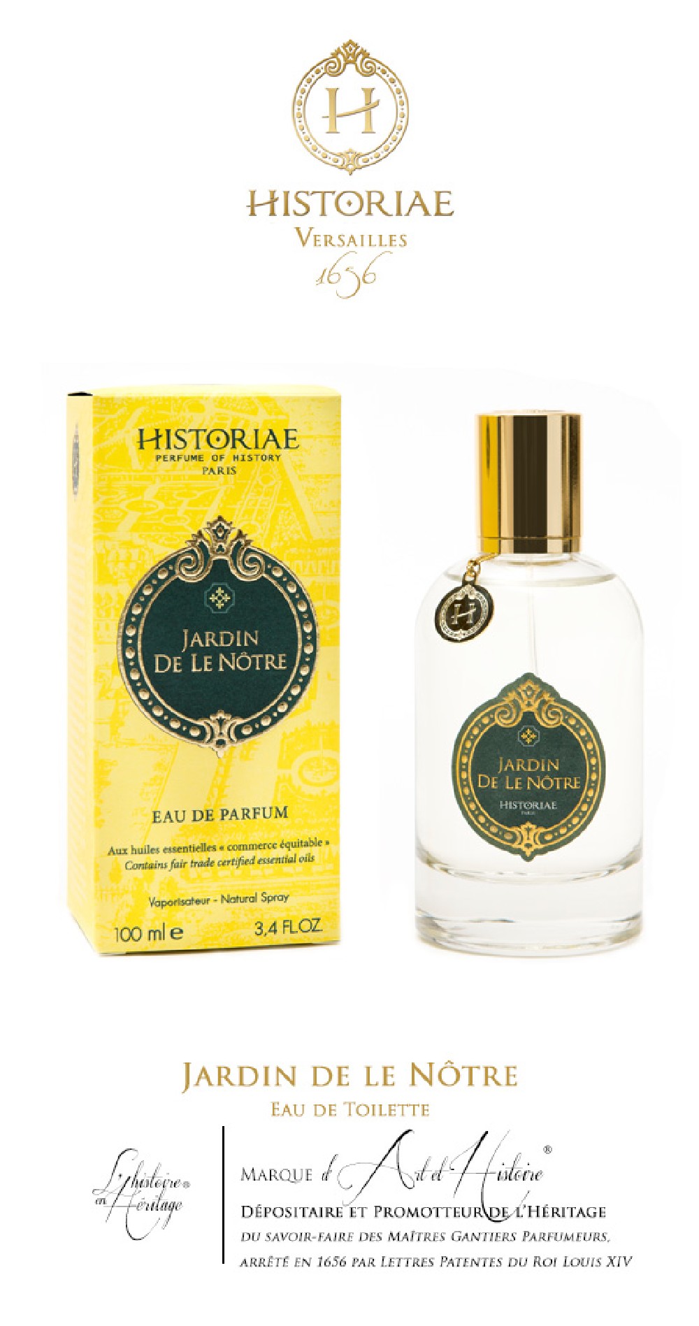 Jardin le Nôtre - Eau de Parfum - Historiae Secrets