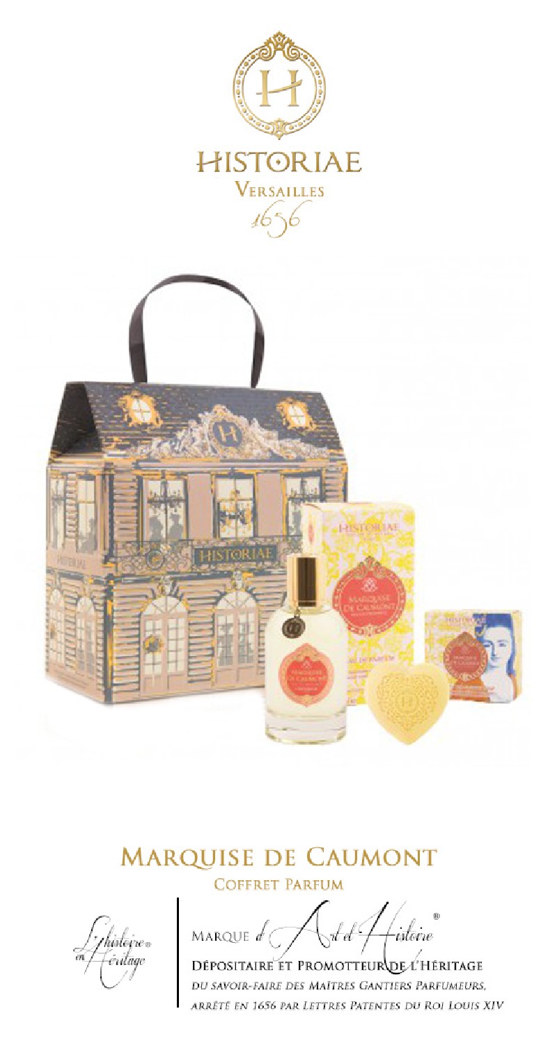 HISTORIAE Marquise de Caumont - Coffret CHATEAU Parfum 50ml + savon 100 gr