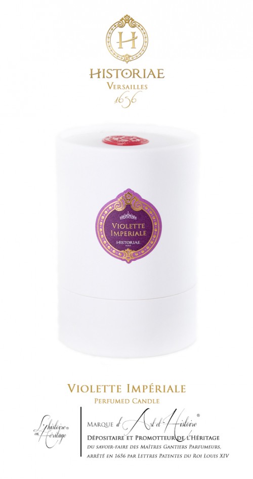 HISTORIAE Violette Impériale - Bougie parfumée 180g (40h)