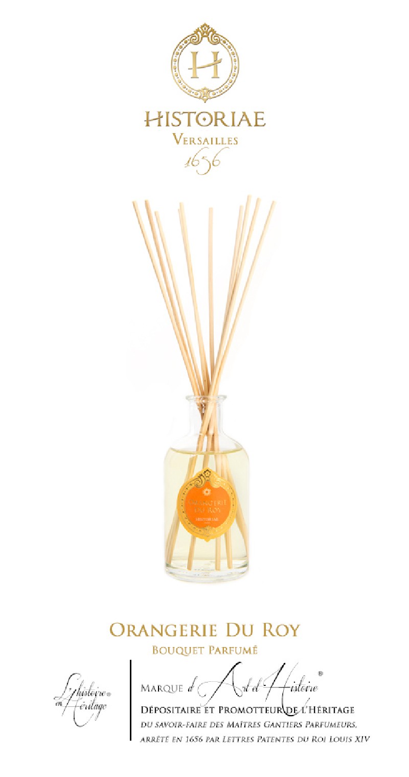 HISTORIAE Orangerie du Roy - parfum d'intérieur diffuseur rotins 100ml