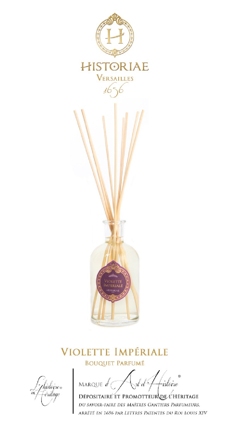 HISTORIAE Violette Impériale - parfum d'intérieur (diffuseur rotins) 100ml