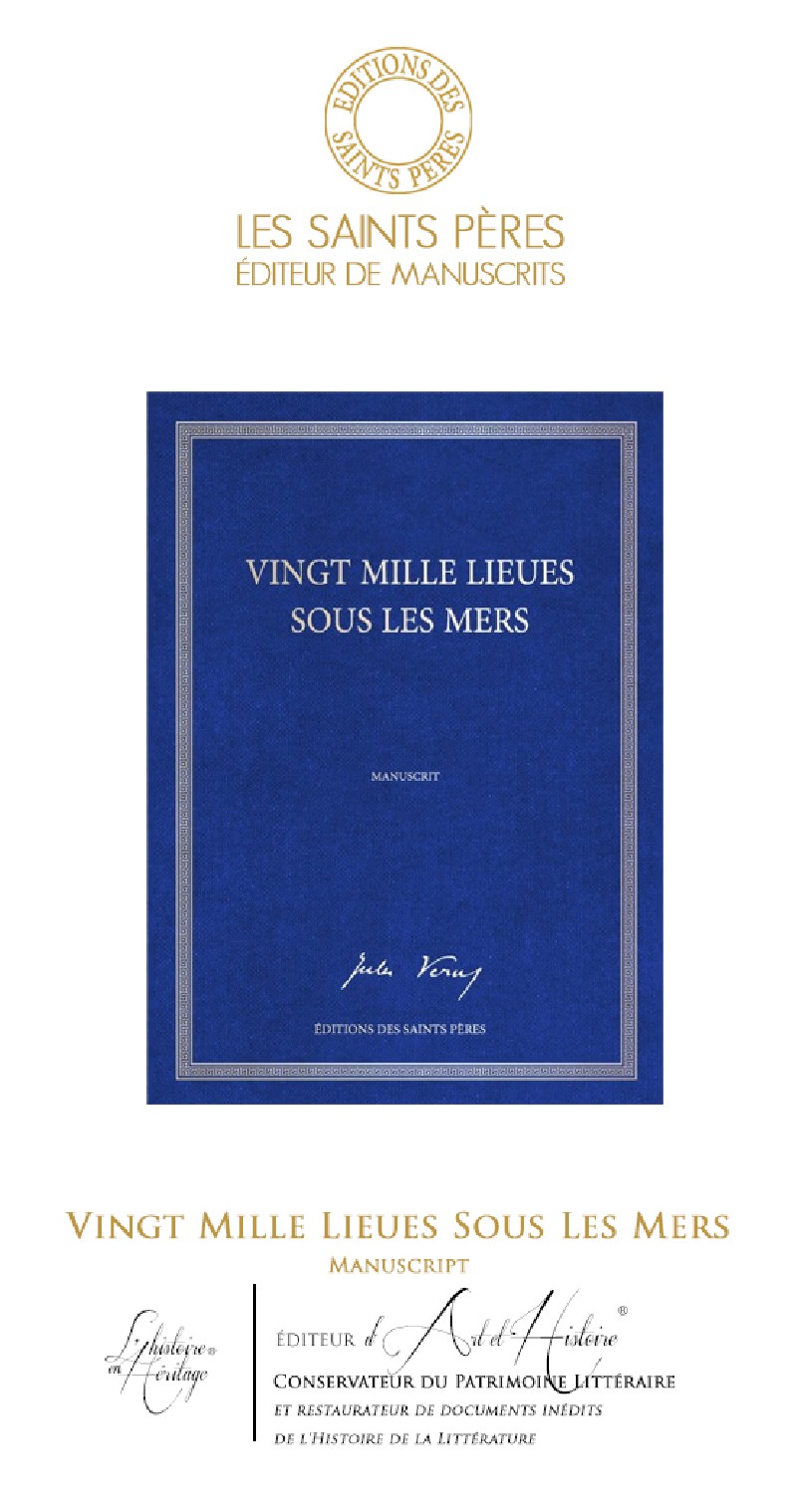 Vingt Mille Lieues Sous Les Mers - Manuscript of History