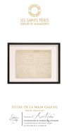Lettre de la Main Gauche -  Tableau Manuscrit Historique 