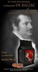 Historical Coffee Blend, « Honoré de Balzac, Paris 1839 »