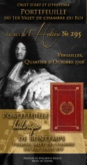 Le portefeuille du premier valet de chambre de Louis XIV