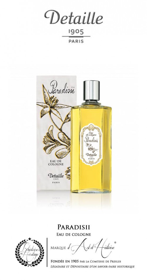 DETAILLE Paradisii - Eau de Cologne